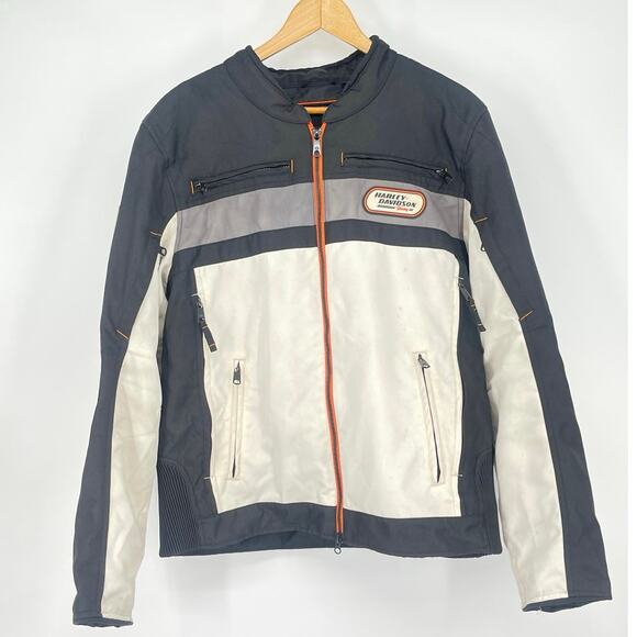 Harley Davidson‎ Piledriver 98284-19VM Full Zip Riding Jacket Men’s Size Large - Picture 1 of 11